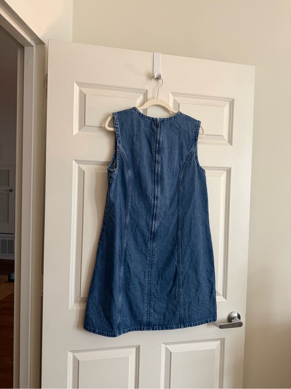 Abercrombie Denim Shift Mini Dress - Picture 7 of 9